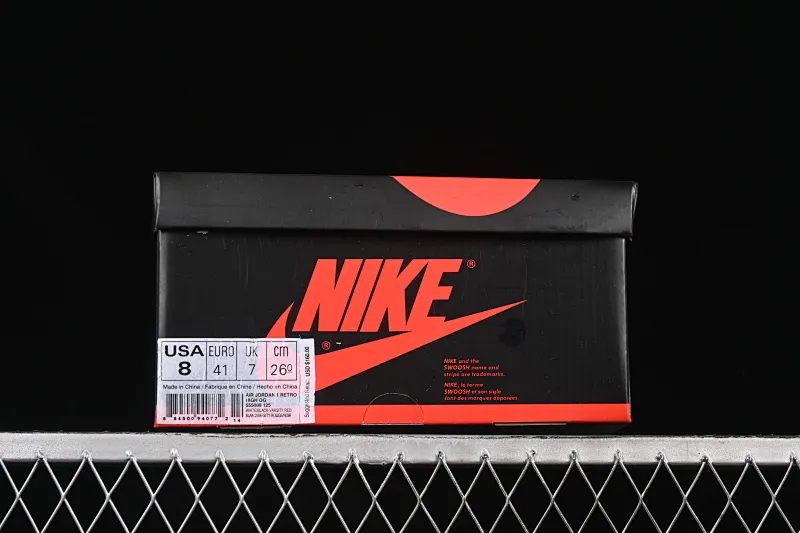 All categories Air Jordan Jordan series basketball shoes Air Jordan 1 High Air Jordan 1 High Retro OG AJ1 Joe 1 black toe high-top basketball shoes 555088-125